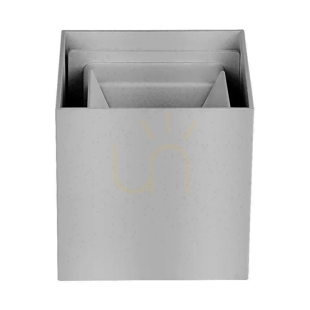 Prüfen V-TAC 5W Wandleuchte Top Down Verstellbar Grau Quadratisch IP65 Bridgelux VT-759-G 3000K 700lm V-TAC 5W Wandleuchte Top Down Verstellbar Grau Quadratisch IP65 Bridgelux VT-759-G 3000K 700lm