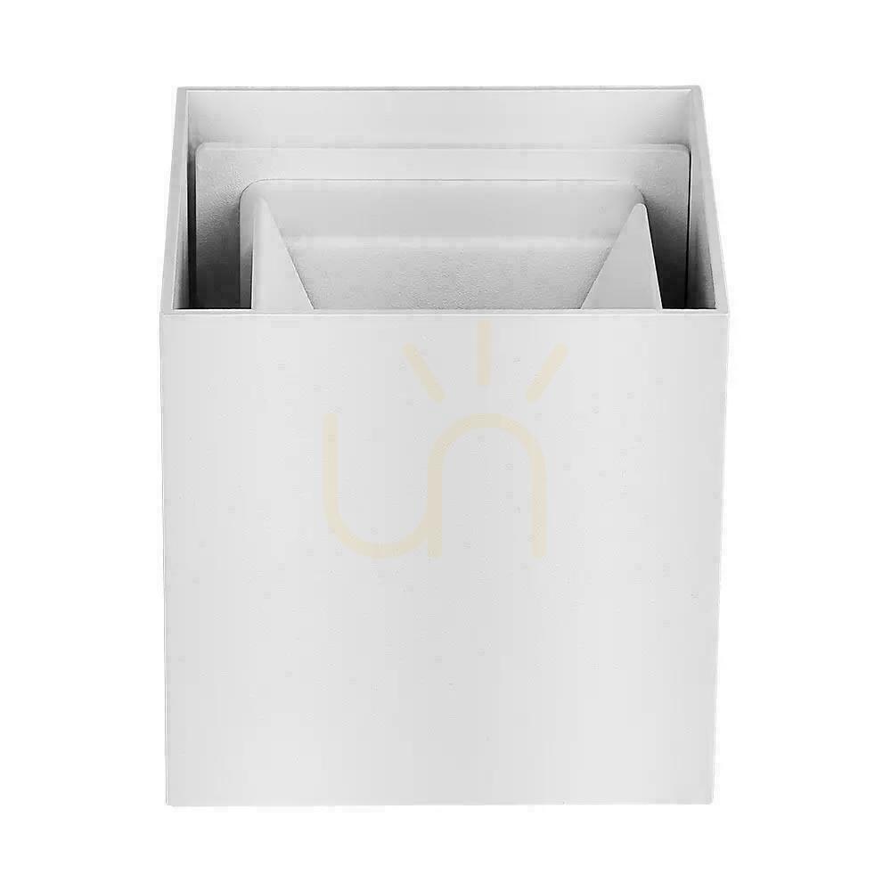 Prüfen V-TAC 5W Wandleuchte Top Down Verstellbar Weiß Quadratisch IP65 Bridgelux VT-759-W 4000K 700lm V-TAC 5W Wandleuchte Top Down Verstellbar Weiß Quadratisch IP65 Bridgelux VT-759-W 4000K 700lm