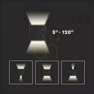 V-TAC 5W Wandleuchte Top Down Verstellbar Weiß Quadratisch IP65 Bridgelux VT-759-W 4000K 700lm 8 V-TAC 5W Wandleuchte Top Down Verstellbar Weiß Quadratisch IP65 Bridgelux VT-759-W 4000K 700lm small 8