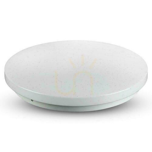 Prüfen Plafond V-TAC 12W Sterne Farbwechsel CCT fi.255 VT-8412-S-N 3000K-6400K 1200lm