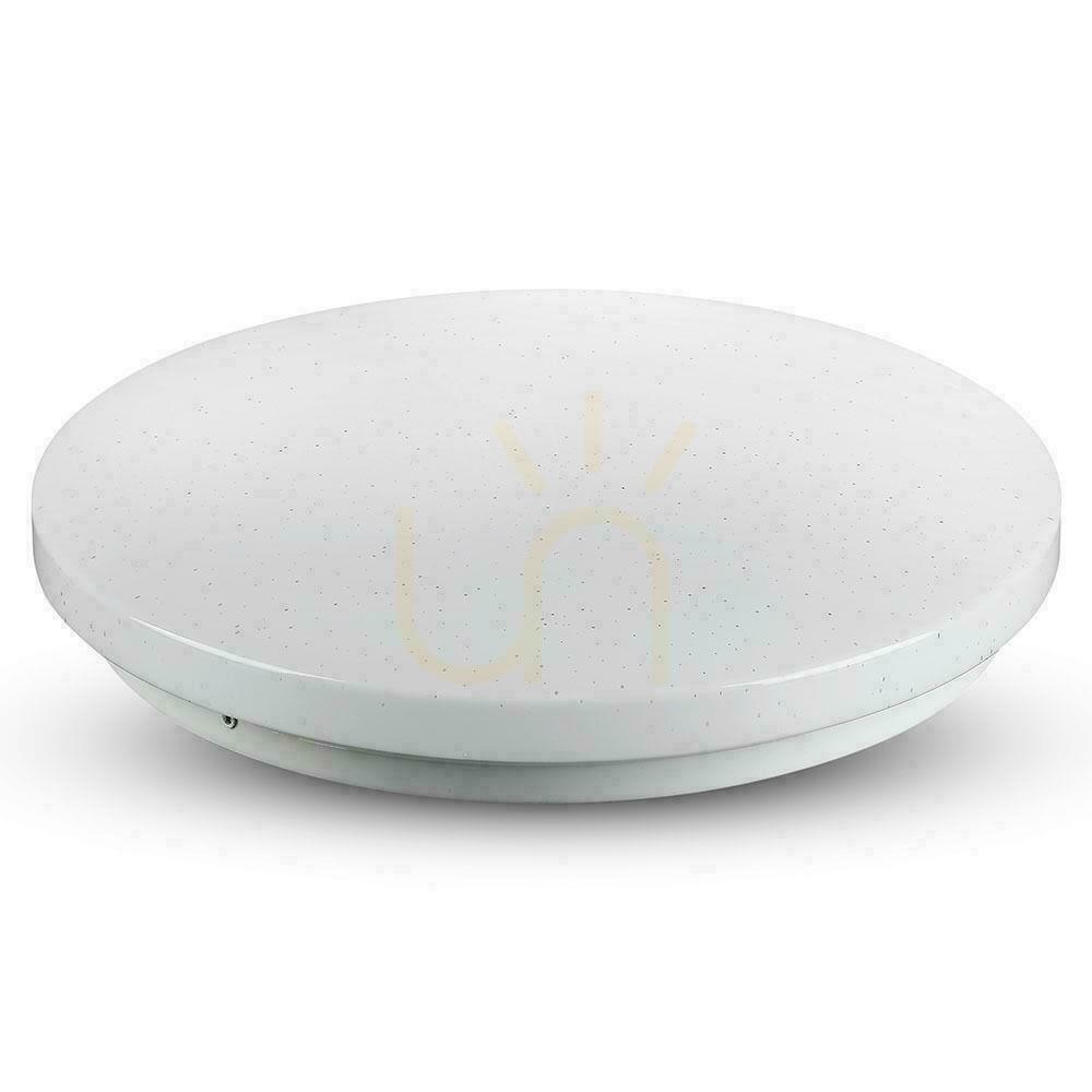 Aussicht Plafond V-TAC 12W Sterne Farbwechsel CCT fi.255 VT-8412-S-N 3000K-6400K 1200lm Plafond V-TAC 12W Sterne Farbwechsel CCT fi.255 VT-8412-S-N 3000K-6400K 1200lm