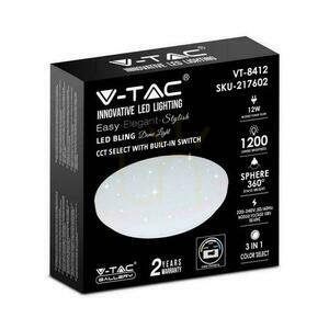 Plafond V-TAC 12W Sterne Farbwechsel CCT fi.255 VT-8412-S-N 3000K-6400K 1200lm 3 Plafond V-TAC 12W Sterne Farbwechsel CCT fi.255 VT-8412-S-N 3000K-6400K 1200lm small 3
