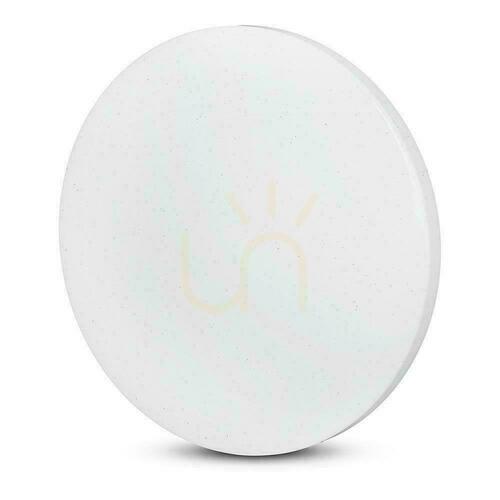 Prüfen Plafond V-TAC 12W Sterne Farbwechsel CCT fi.255 VT-8412-S-N 3000K-6400K 1200lm