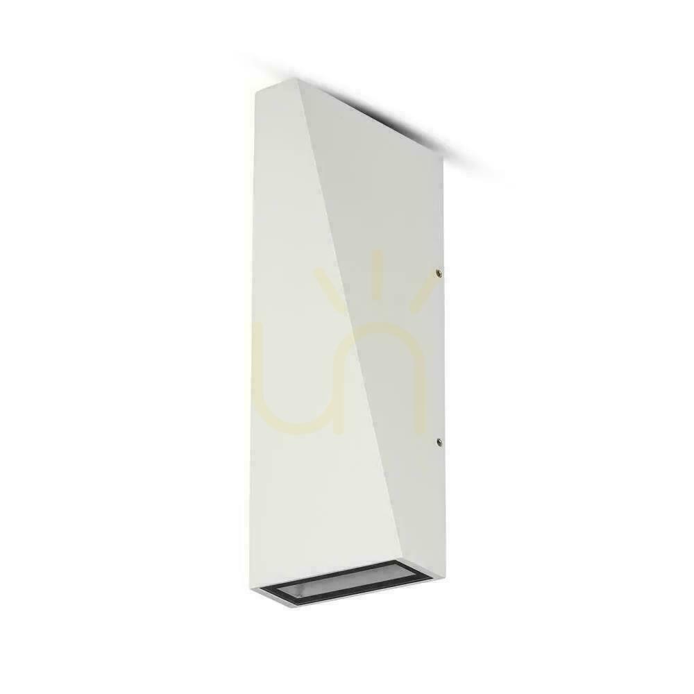 Aussicht Wandleuchte V-TAC 4W LED Weiß IP65 VT-826-W-N 4000K 476lm. Wandleuchte V-TAC 4W LED Weiß IP65 VT-826-W-N 4000K 476lm.