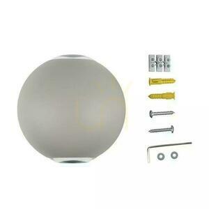 Wandleuchte V-TAC 4W LED Grau Rund IP65 VT-836 3000K 450lm. 4 Wandleuchte V-TAC 4W LED Grau Rund IP65 VT-836 3000K 450lm. small 4