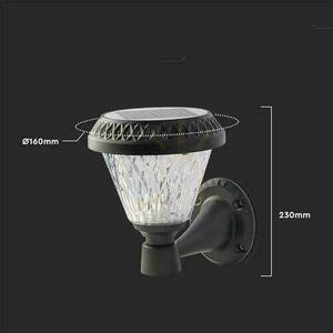 V-TAC Solar Garten Wandlampe mit Fernbedienung 3in1 IP44 Schwarz Rund VT-969 3000K-4000K-6400K 75 3 Jahre Garantie small 5