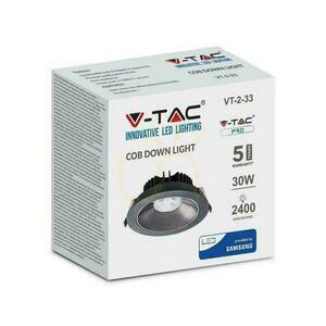Downlight V-TAC SAMSUNG CHIP 30W Schwarz Tilt VT-2-33 6400K 2400lm 5 Jahre Garantie 3 Downlight V-TAC SAMSUNG CHIP 30W Schwarz Tilt VT-2-33 6400K 2400lm 5 Jahre Garantie small 3