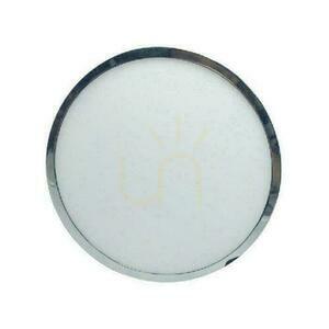 V-TAC LED-Panel 12W LED Chrom Rund Aufputz VT-1205CH 3000K 1000lm. small 0