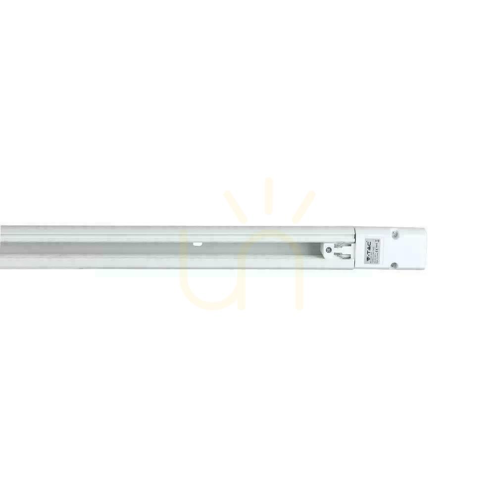 Zeige Sammelschiene 3F 1 Meter Weiße 3-Phasen-Sammelschiene (einschließlich Stromanschluss und Kappe) V-TAC Sammelschiene 3F 1 Meter Weiße 3-Phasen-Sammelschiene (einschließlich Stromanschluss und Kappe) V-TAC