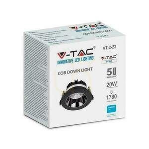 Downlight V-TAC SAMSUNG CHIP 20W Schwarz Tilt VT-2-13 6400K 1780lm 5 Jahre Garantie 4 Downlight V-TAC SAMSUNG CHIP 20W Schwarz Tilt VT-2-13 6400K 1780lm 5 Jahre Garantie small 4