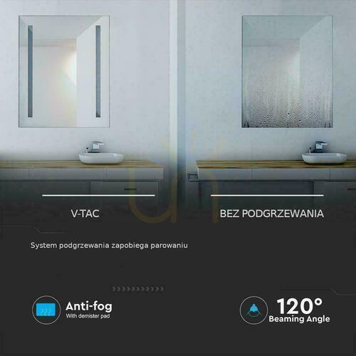 Prüfen V-TAC 35W LED Anty Para 70x50 IP44 Spiegel VT-8700 6400K 95lm