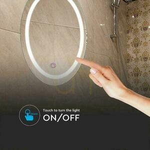 V-TAC Mirror 25W LED Anty Pair Rund 60cm IP44 In Touch CCT Farbe 3in1 VT-8602 3W1 85lm 5 V-TAC Mirror 25W LED Anty Pair Rund 60cm IP44 In Touch CCT Farbe 3in1 VT-8602 3W1 85lm small 5