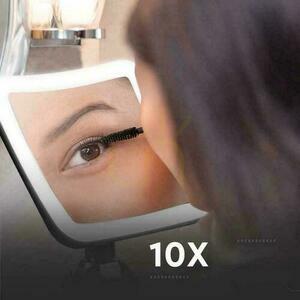 V-TAC Portable Spiegel 3.2W LED Badezimmer Makeup 4xAAA fi.17CM Chrom VT-7573 6400K 30lm small 3
