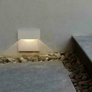 3W LED V-TAC Grau Quadratisch IP65 VT-1172-G 4000K 210lm Fassade Wandleuchte. small 5