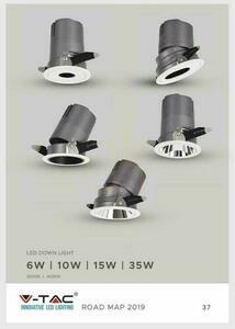 LED-Downlight V-TAC 35W COB CREE CRI95+ UGR19 24st VT-2936 3000K 2300lm 5 Jahre Garantie small 7