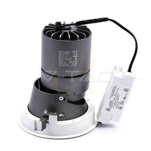 Prüfen LED-Downlight V-TAC 35W COB CREE CRI95+ UGR19 24st VT-2936 4000K 2300lm 5 Jahre Garantie