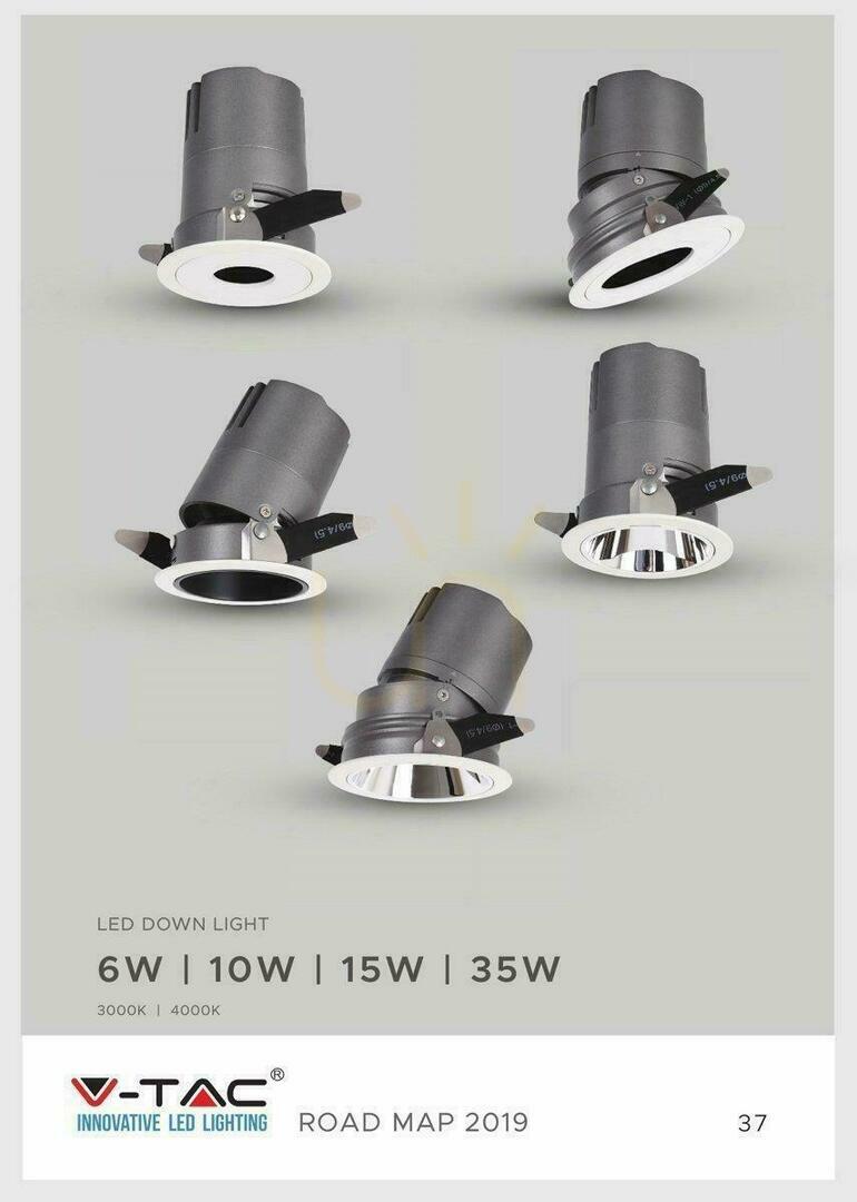 Vorschau LED-Downlight V-TAC 35W COB CREE CRI95+ UGR19 24st VT-2936 4000K 2300lm 5 Jahre Garantie LED-Downlight V-TAC 35W COB CREE CRI95+ UGR19 24st VT-2936 4000K 2300lm 5 Jahre Garantie