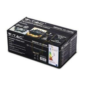 V-TAC Garten Girlande (String) 6W LED 5 Meter 10 Glühbirnen 0.4W Filament VT-71510 3000K 350lm small 1