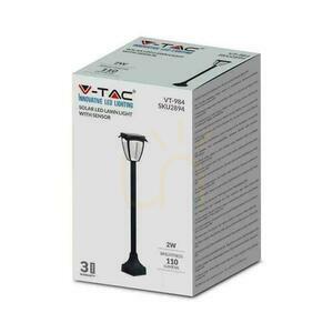 V-TAC 2W LED IP44 94cm VT-984 3000K+6000K 110lm Solar Gartenmast 3 Jahre Garantie small 1