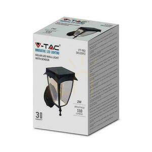 Garten-Wandleuchte Solar V-TAC 2W LED IP44 VT-982 3000K+6000K 110lm 3 Jahre Garantie 4 Garten-Wandleuchte Solar V-TAC 2W LED IP44 VT-982 3000K+6000K 110lm 3 Jahre Garantie small 4