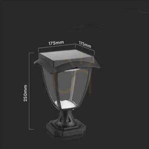 Solar V-TAC 2W LED Gartenmast IP44 25cm VT-983 3000K+6000K 110lm 3 Jahre Garantie small 5