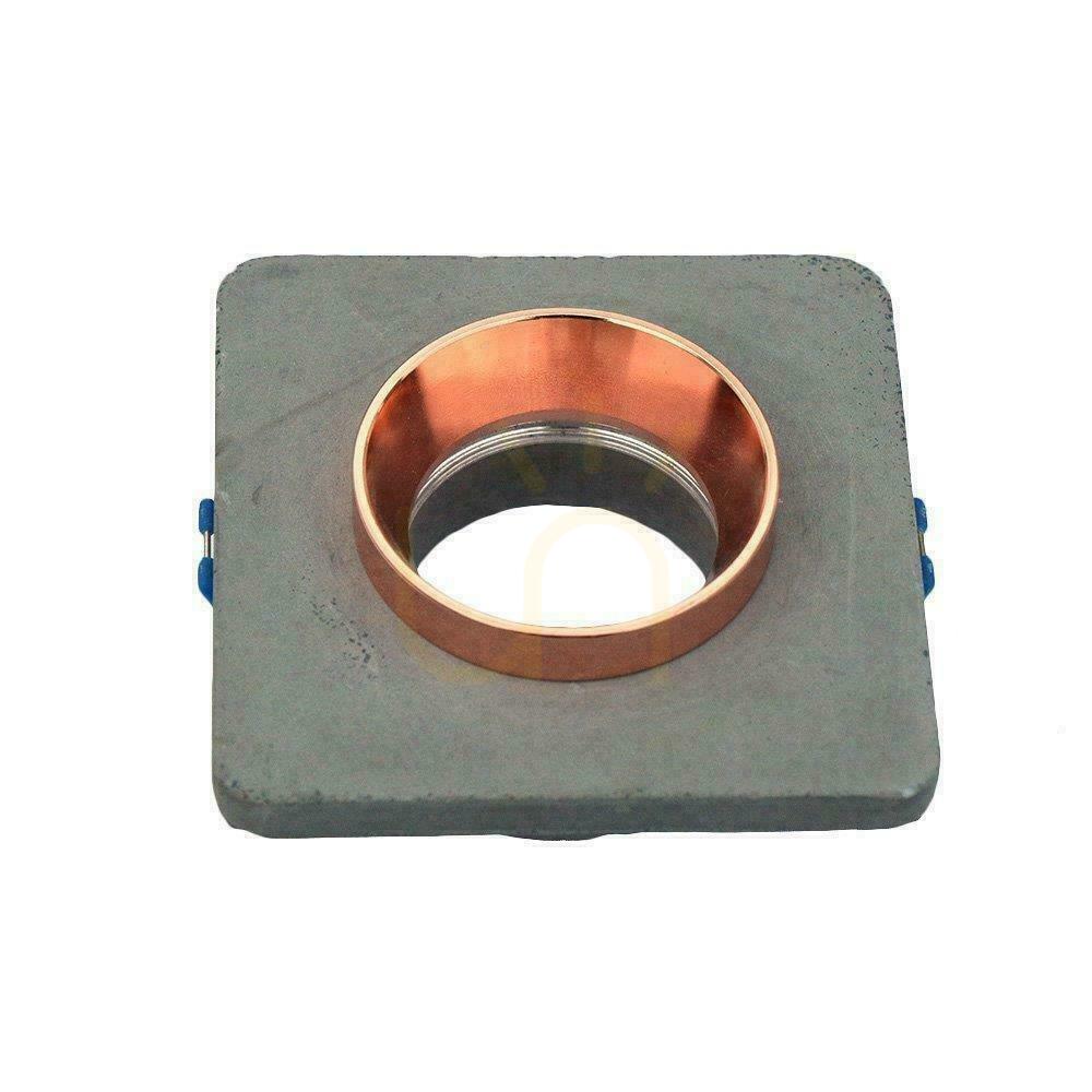 Aussicht V-TAC Beton und Gips GU10 Quadratischer Einbaurahmen Grau/Roségold VT-862-MRG 5 Jahre Garantie V-TAC Beton und Gips GU10 Quadratischer Einbaurahmen Grau/Roségold VT-862-MRG 5 Jahre Garantie
