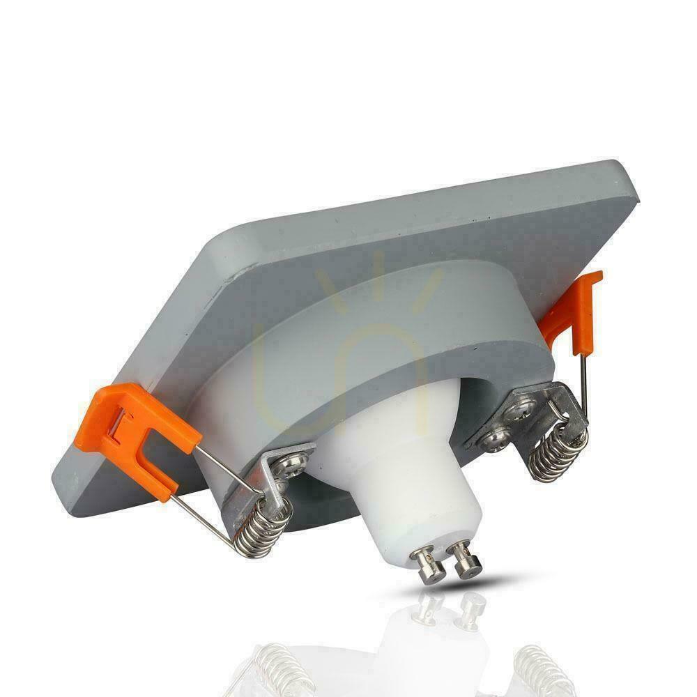 Zeige V-TAC Beton und Gips GU10 Quadratischer Einbaurahmen Grau/Roségold VT-862-MRG 5 Jahre Garantie V-TAC Beton und Gips GU10 Quadratischer Einbaurahmen Grau/Roségold VT-862-MRG 5 Jahre Garantie