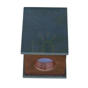 V-TAC GIPS BETON GU10 Aufputz Quadratisch Grau/Gold VT-860-MRM 5 Jahre Garantie small 0