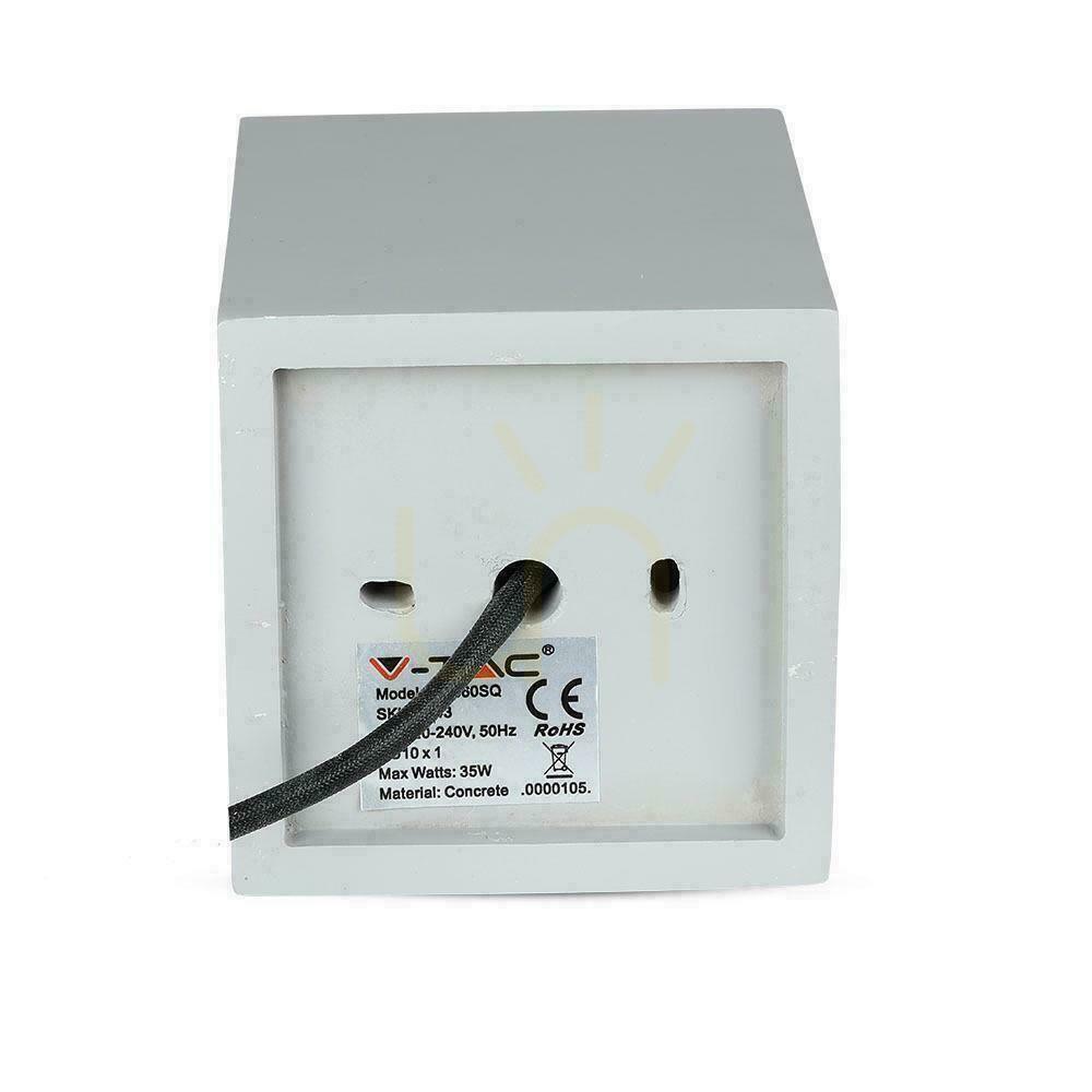 Zeige V-TAC GIPS BETON GU10 Surface Mounted Square Grau/Schwarz VT-860-GBM 5 Jahre Garantie. V-TAC GIPS BETON GU10 Surface Mounted Square Grau/Schwarz VT-860-GBM 5 Jahre Garantie.