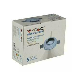 Mesh V-TAC GIPS GU10 Round Recessed G-K Weiß+Chrom VT-866-CRD 5 Jahre Garantie 2 Mesh V-TAC GIPS GU10 Round Recessed G-K Weiß+Chrom VT-866-CRD 5 Jahre Garantie small 2