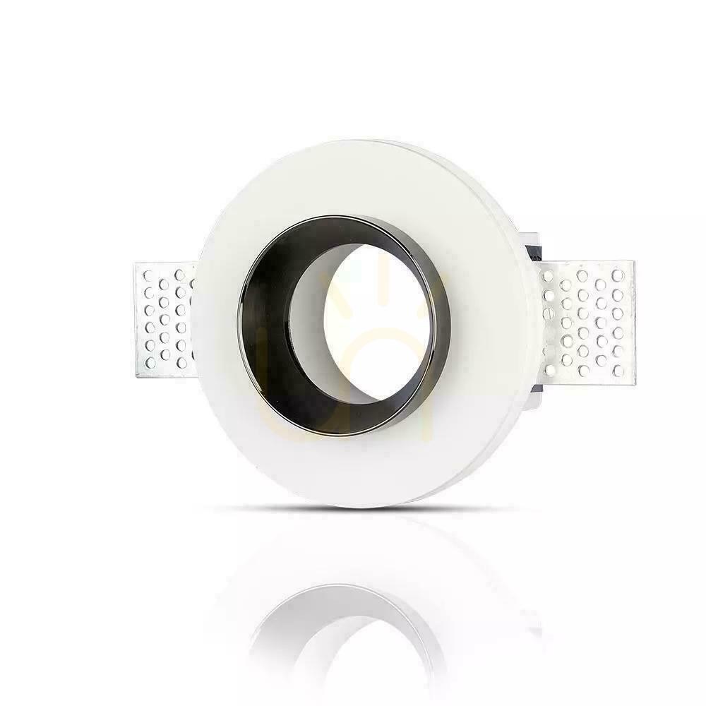 Prüfen Mesh V-TAC GIPS GU10 Round Recessed G-K Weiß+Chrom VT-866-CRD 5 Jahre Garantie Mesh V-TAC GIPS GU10 Round Recessed G-K Weiß+Chrom VT-866-CRD 5 Jahre Garantie