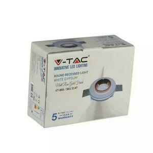 Mesh V-TAC GIPS GU10 Round Recessed G-K Weiß+Gold VT-866-MRD 5 Jahre Garantie small 2