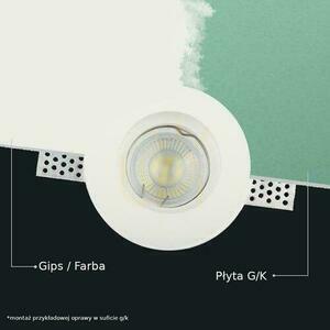 Mesh V-TAC GIPS GU10 Round Recessed G-K Weiß+Gold VT-866-MRD 5 Jahre Garantie small 4