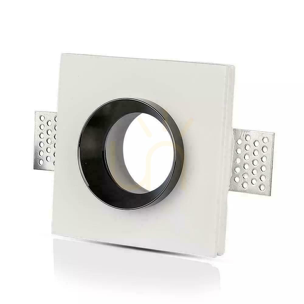 Prüfen Mesh V-TAC GIPS GU10 Square Recessed G-K Weiß+Chrom VT-866-CSQ 5 Jahre Garantie Mesh V-TAC GIPS GU10 Square Recessed G-K Weiß+Chrom VT-866-CSQ 5 Jahre Garantie