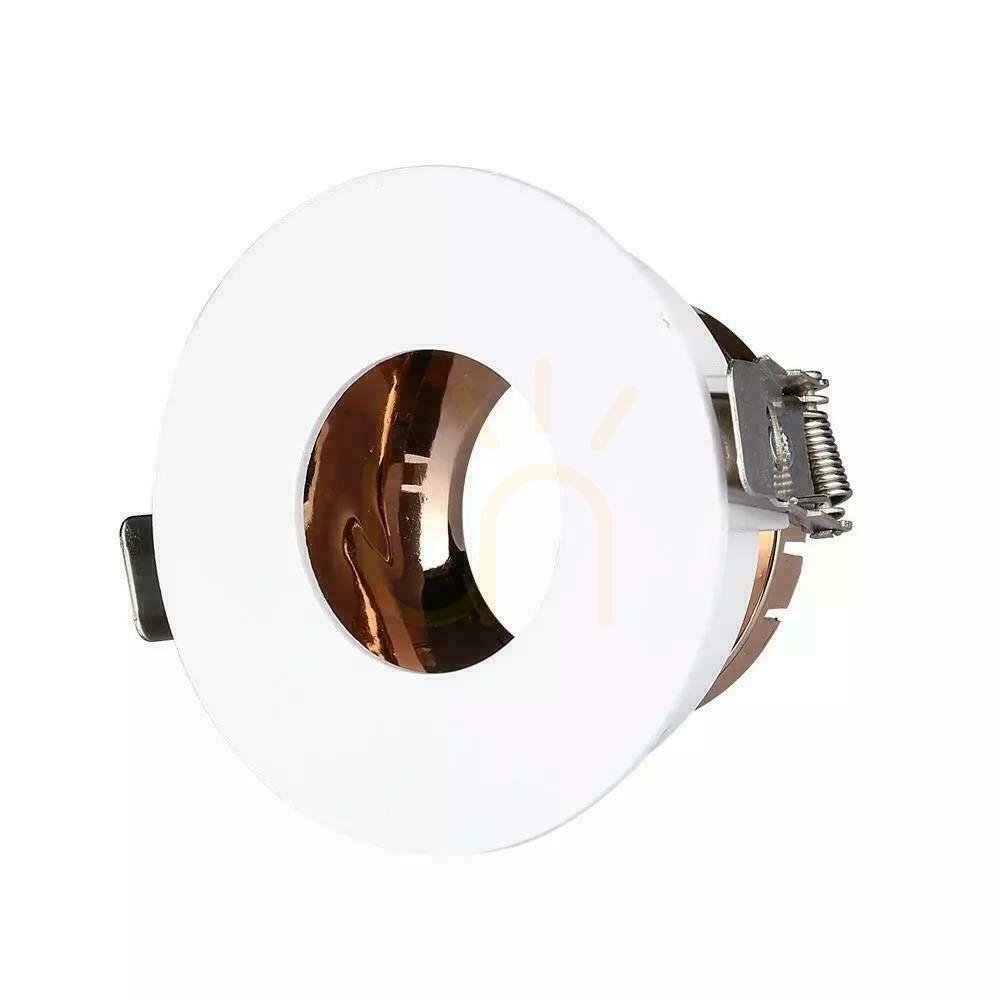 Aussicht V-TAC GU10 Recessed Mesh Weiß/Rosa Gold Rund VT-873-WR 3 Jahre Garantie V-TAC GU10 Recessed Mesh Weiß/Rosa Gold Rund VT-873-WR 3 Jahre Garantie