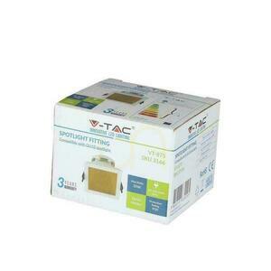 V-TAC GU10 Recessed Mesh Weiß/Gold Quadratisch VT-875-WG 3 Jahre Garantie small 4
