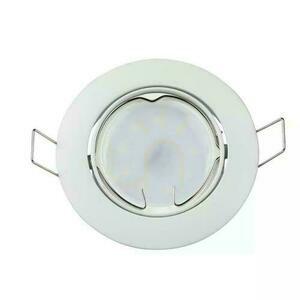 V-TAC VT-779 GU10 Einbaurahmen rund, schwenkbar, weiß, Ø82 mm, Ausschnitt 74 mm small 2