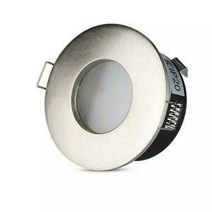 Mesh V-TAC Aluminium Guss Versiegelt mit Glas IP54 GU10 Rund fi84 Satin VT-787RD-SN small 1