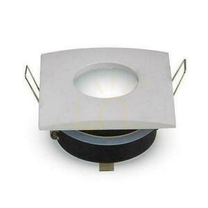 Mesh V-TAC Aluminium Guss Versiegelt mit Glas IP54 GU10 Quadratisch 84x84mm Weiß VT-787SQ-WH small 0