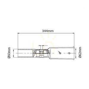 Arm Mount Adapter für LED-Straßenlampen 60mm V-TAC VT-795 5 Arm Mount Adapter für LED-Straßenlampen 60mm V-TAC VT-795 small 5
