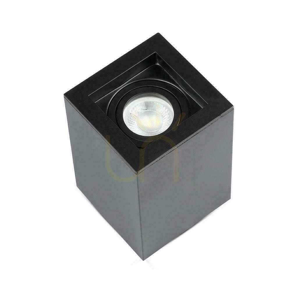 Vorschau V-TAC Aluminium GU10 Würfel Quadratische Oberflächenmontage Schwarz 142x100x100 VT-797-B. V-TAC Aluminium GU10 Würfel Quadratische Oberflächenmontage Schwarz 142x100x100 VT-797-B.