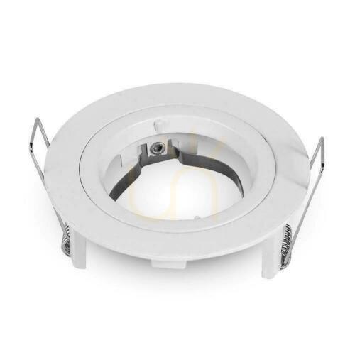 Prüfen V-TAC Aluminiumguss GU10 Rundmasche Weiß VT-774-WH