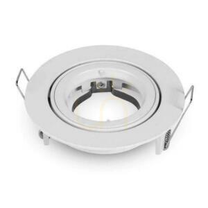 V-TAC Aluminiumguss GU10 rund beweglich weiß VT-775-WH Mesh. 0 V-TAC Aluminiumguss GU10 rund beweglich weiß VT-775-WH Mesh. small 0