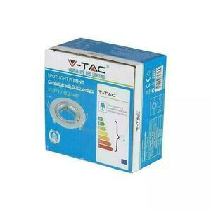 V-TAC Aluminiumguss GU10 rund beweglich silbergrau VT-775MG Mesh. small 4