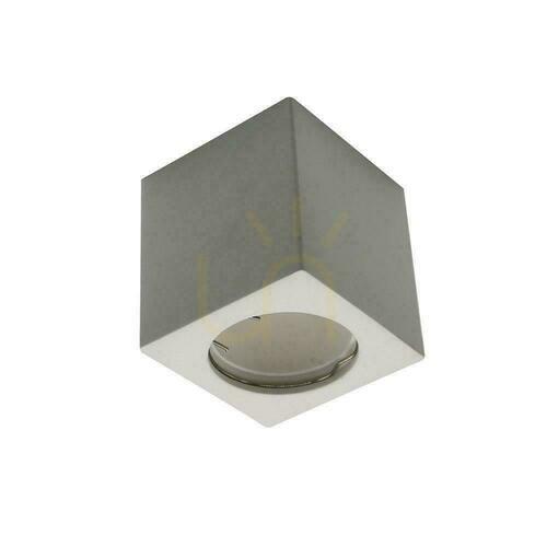 Prüfen V-TAC GIPS GU10 Anbauleuchte Square White Cube 70x70x75mm VT-727SQ