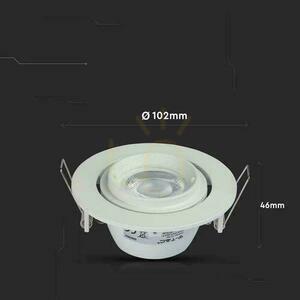 V-TAC GU10 Movable Mesh Swivel Schnecke Weiß VT-700W small 7