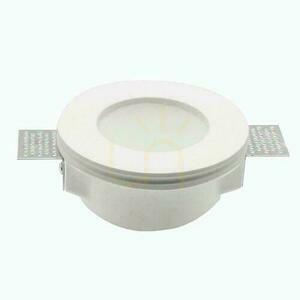 Mesh V-TAC GIPS GU10 Vertieftes mattiertes Glas Rund fi.120 Weiß VT-801SQ small 0