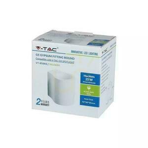 GIPS Runde Wandleuchte G9 Weiß V-TAC VT-858RD. small 3