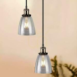 V-TAC LOFT Pendelleuchte Vintage Transparentes Glas fi140 VT-7140-T 5 Jahre Garantie small 1
