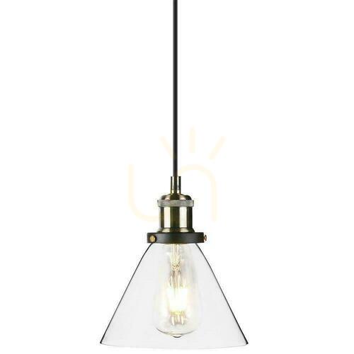 Prüfen V-TAC LOFT Pendelleuchte Vintage Transparentes Glas fi180 VT-7185 5 Jahre Garantie